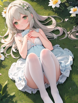 蓝色与女孩的色彩美学