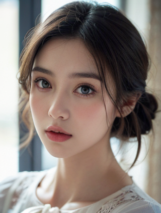 藏蓝色裤子搭配三色上衣，打造优雅知性风