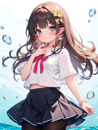 杏色半裙与上衣的优雅组合：打造女性魅力