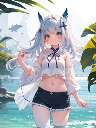 【标题】：蓝色与色彩的交响——女性服饰中的蓝色调搭配艺术